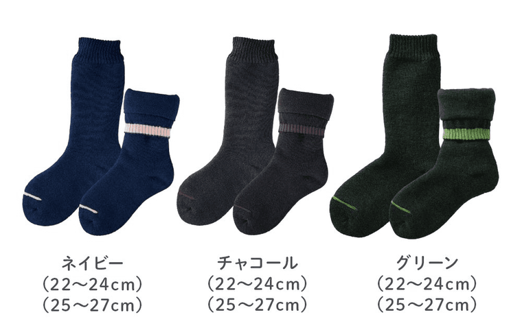 とにかくあったかい靴下（室内用）の商品画像