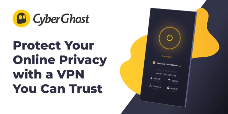 CyberGhost VPN（サイバーゴーストVPN）の商品画像