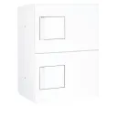 宅配ボックス 専有仕様 SS×2 ホワイト TBX-G1SSWの商品画像