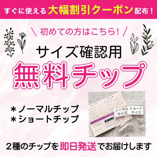 サイズ確認用ネイルチップの商品画像