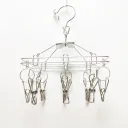 ステンレスハンガー８ピンチ角型の商品画像