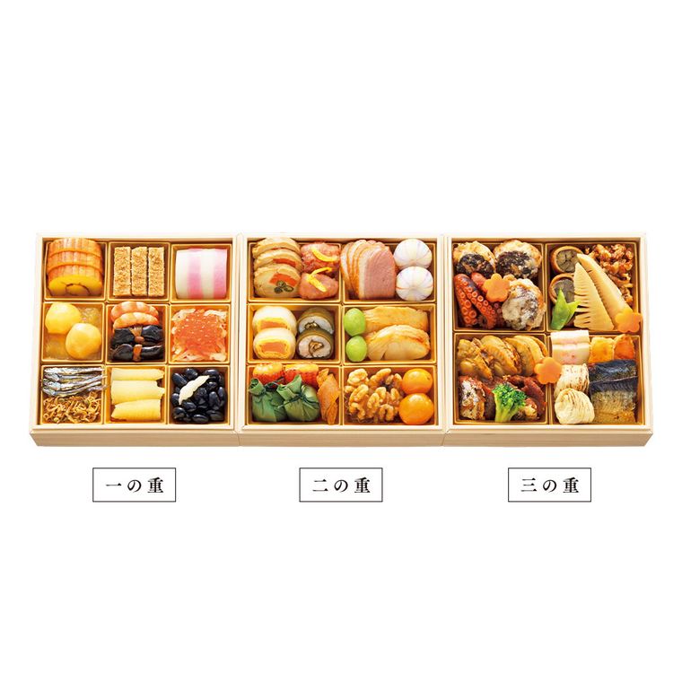 〈たん熊北店〉おせち料理 熊座三段重の商品画像