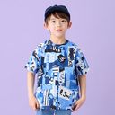 コラージュ柄半袖Tシャツの商品画像