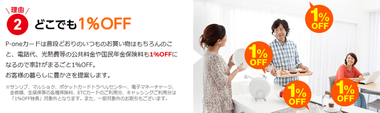 P-oneカード＜Standard＞の商品画像