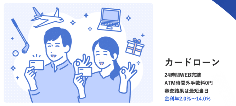 みずほ銀行カードローンの商品画像