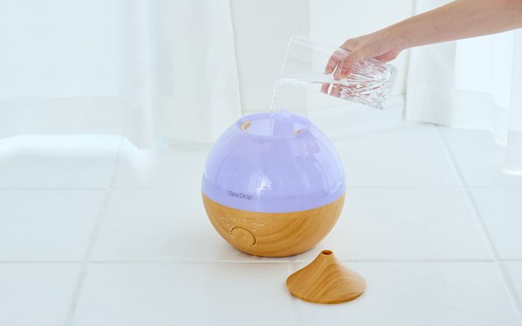 上部給水式 アロマ加湿器 Dew Drop (デュードロップ) L HFT-2138の商品画像